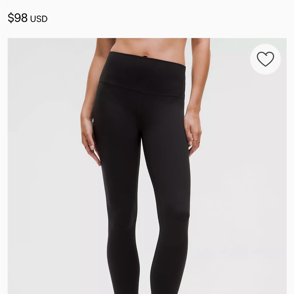Lululemon Athletica Black Align High-Rise Pants
Size 6, inseam 25”
